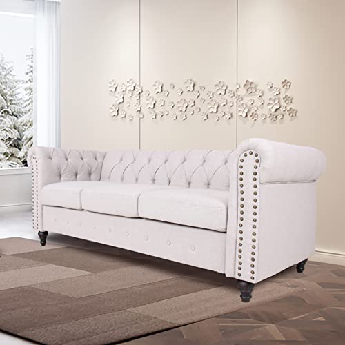 Modern Fabric Tufted Sofa W402